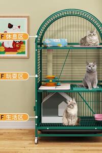 고양이 케이지 빌라 실내 가정용 화장실 돔 초대형 자유 공간 둥지 작은 집-35337